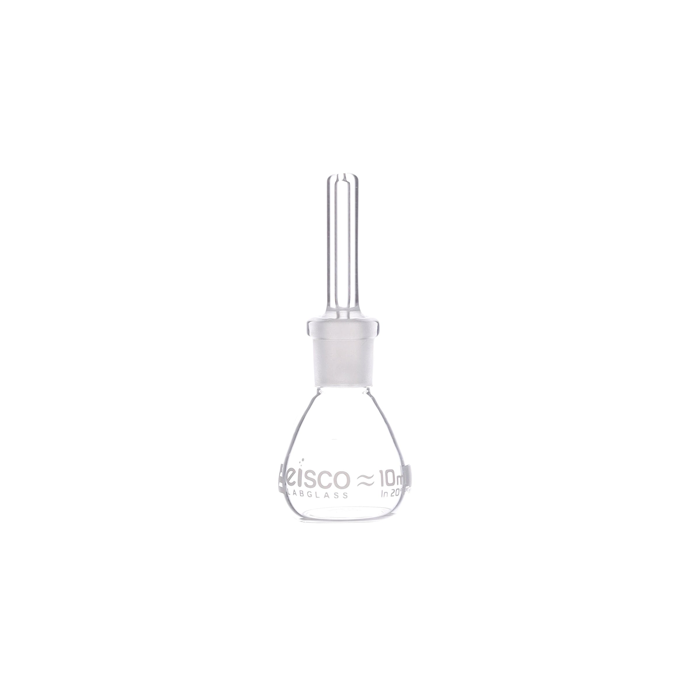 Pycnometer , 10 ml, calibrated, made of borsilicate glass - eiscoindustrial