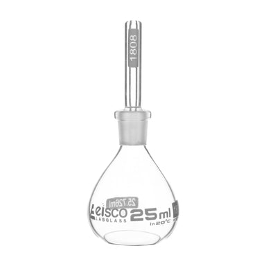 Pycnometer 25ml,calibrated, made of borsilicate glass - eiscoindustrial