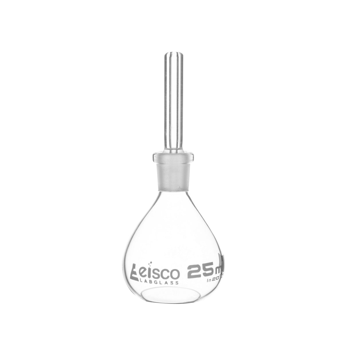 Pycnometer 25ml, made of borsilicate glass — eiscoindustrial