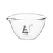 Basin Evaporating, outer dia 105mm, borosilicate glass, flat bottom with spout - eiscoindustrial