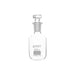 Bottle Reagent, made of borosilicate glass, narrow mouth with interchangeable hexagonal glass hollow stopper 30ml., socket size 14/23 - eiscoindustrial