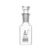 Bottle Reagent, made of borosilicate glass, narrow mouth with interchangeable hexagonal glass hollow stopper 30ml., socket size 14/23 - eiscoindustrial