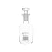 Bottle Reagent, made of borosilicate glass, narrow mouth with interchangeable hexagonal glass hollow stopper 60ml., socket size 14/23 - eiscoindustrial