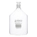 Bottle Reagent, made of borosilicate glass, narrow mouth with interchangeable hexagonal glass hollow stopper 10,000ml., socket size 55/44 - eiscoindustrial