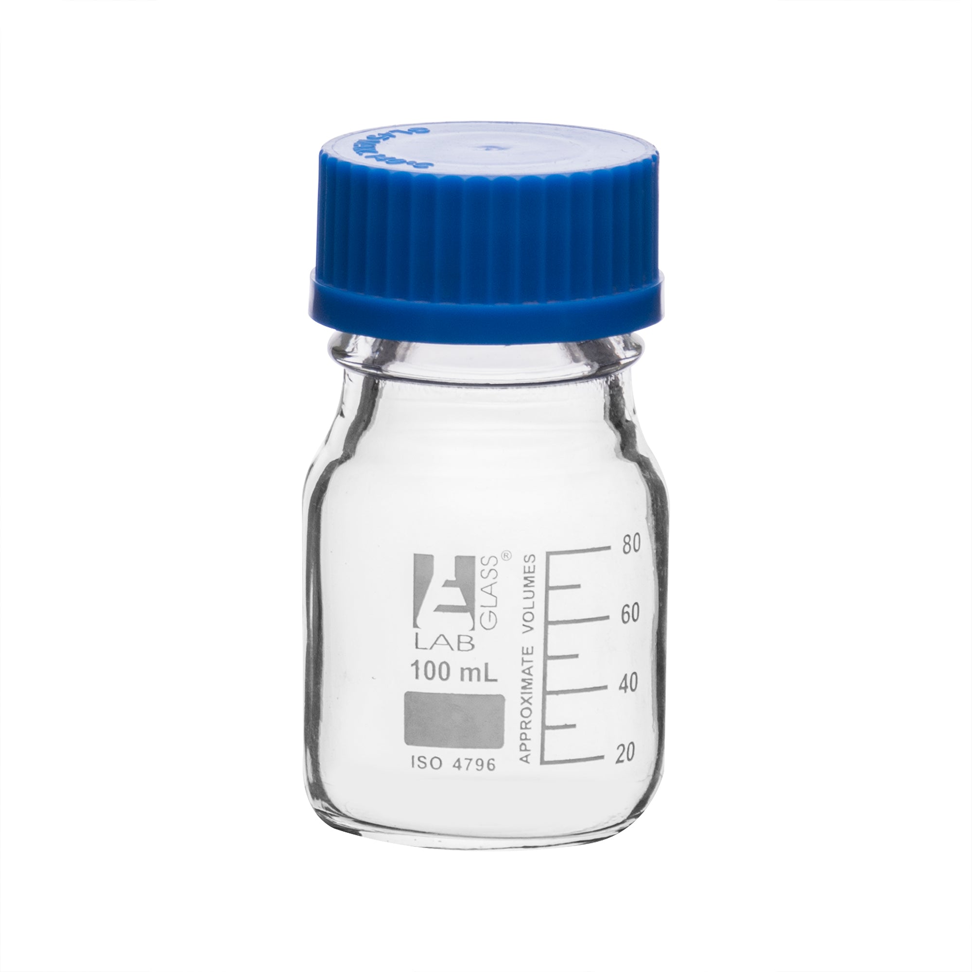 Bottle Reagent graduated, borosilicate glass, with screw cap (GL 45) 100 ML - eiscoindustrial