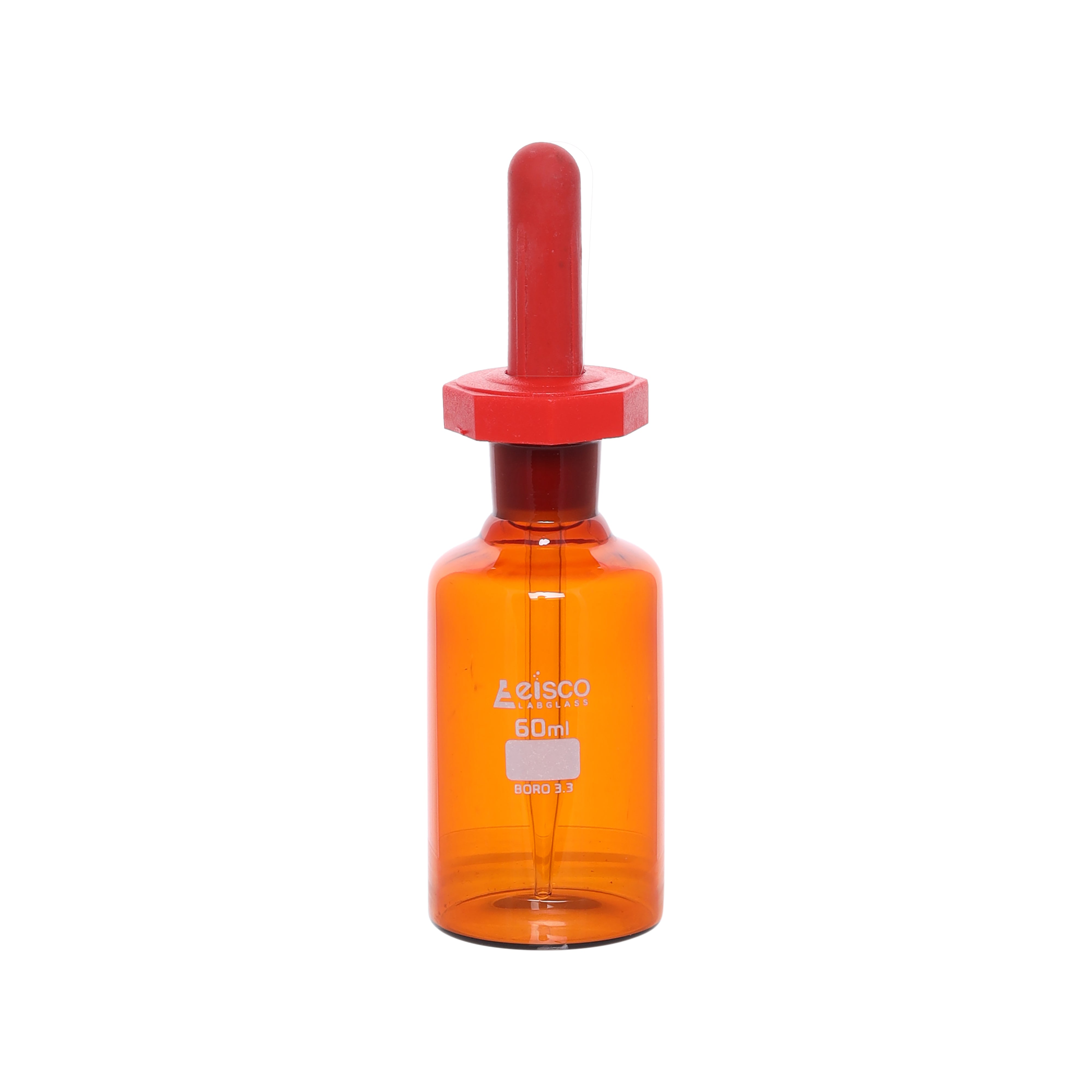 Bottle Pipette Dropping, Amber colour, 60ml. - eiscoindustrial