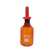 Bottle Pipette Dropping, Amber colour, 125ml. - eiscoindustrial