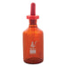 Bottle Pipette Dropping, Amber colour, 125ml. - eiscoindustrial