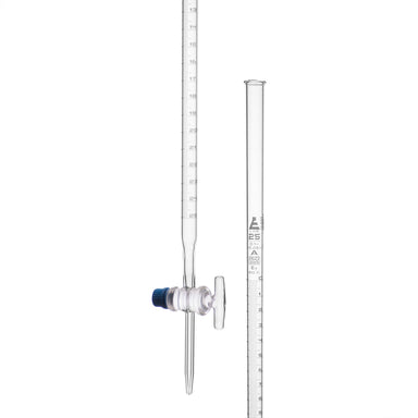 Burettes - Glass Key Capacity 25ml Sub. Div.0.05ml Tolerance ± 0.03ml, class-A, White Graduation - eiscoindustrial