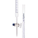 Burettes - Glass Key Capacity 100ml Sub. Div.0.20ml Tolerance ± 0.10ml, class-A, Blue Graduation - eiscoindustrial