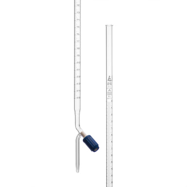 Burettes - PTFE Rotaflow stopcock, capacity 25ml, Sub. Div. 0.10ml Tolerance ± 0.05ml, class 'A', White Graduation - eiscoindustrial