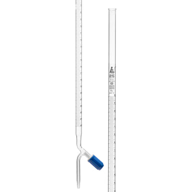 Burettes - PTFE Rotaflow stopcock, capacity 25ml, Sub. Div. 0.10ml Tolerance ± 0.10ml, class 'B', White Graduation - eiscoindustrial