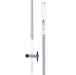 Burettes Schellbach-PTFE key stopcock, capacity 100ml, Sub. Div. 0.20ml Tolerance ± 0.10ml, class 'A' - eiscoindustrial