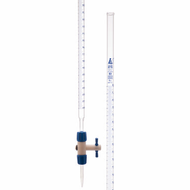 Burettes - Modular, PTFE stopcock, capacity 10ml, Sub. Div. 0.05ml Tolerance ± 0.03ml, class 'A' - eiscoindustrial