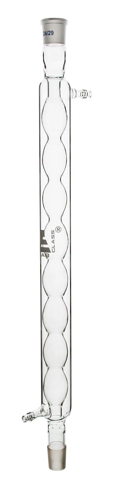 Condenser - Allihn Bulb, Socket size 14/23 & Cone size 14/23, effective length 16mm with Glass Connector - eiscoindustrial