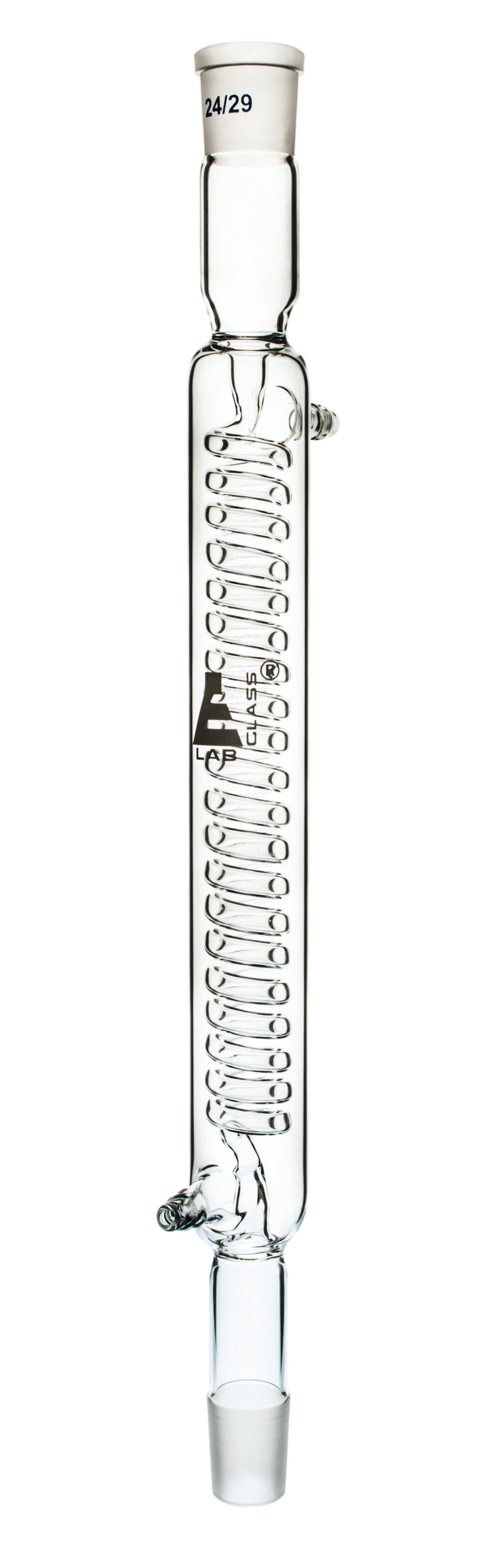 Condenser - Graham, Socket size 19/26 & Cone size 19/26, Effective length 25cm. With Glass Connector - eiscoindustrial