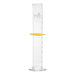 Cylinder Measuring Graduated, cap. 2000ml., class 'A', glass hex. base,with protective guard & spout, borosilicate glass, White Graduation. As per ASTM E1272 std. - eiscoindustrial