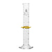 Cylinder Measuring Graduated, cap. 50ml., class 'B', glass hex. base,with protective guard & spout, borosilicate glass, white Graduation. As per ASTM E1272 std. - eiscoindustrial