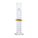 Cylinder Measuring Graduated, cap. 1000ml., class 'B', glass hex. base,with protective guard & spout, borosilicate glass, Blue Graduation. As per ASTM E1272 std. - eiscoindustrial