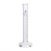 Cylinder Measuring Graduated, cap. 10ml, class 'B', round base with spout, borosilicate glass, Blue Graduation - eiscoindustrial