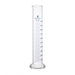 Cylinder Measuring Graduated, cap. 1000ml., class 'A', round base with spout, borosilicate glass, Blue Graduation - eiscoindustrial