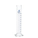 Cylinder Measuring Graduated, cap. 500ml., class 'B', Hex. base with spout, borosilicate glass, Blue Graduation - eiscoindustrial