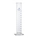 Cylinder Measuring Graduated, cap. 1000ml., class 'B', Hex. base with spout, borosilicate glass, Blue Graduation - eiscoindustrial