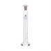 Cylinder Mixing Graduated, cap. 50ml., class 'A', glass round base, complete with interchangeable Glass stopper, borosilicate glass, Blue Graduation - eiscoindustrial