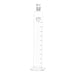 Cylinder Mixing Graduated, cap. 2000ml., class 'B', glass hex. base, complete with interchangeable Glass stopper, borosilicate glass, White Graduation - eiscoindustrial