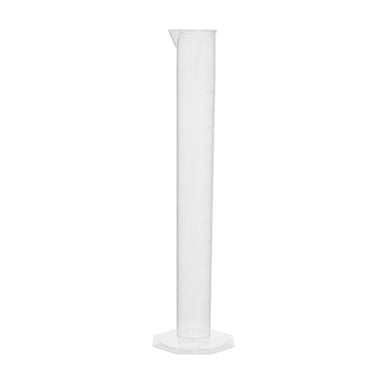 Cylinder Measuring Graduated-Octagonal base, cap. 250ml, Class B,Polypropylene - eiscoindustrial