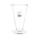 Conical Measures 125ml., borosilicate glass, ungraduated with glass base and spout - eiscoindustrial