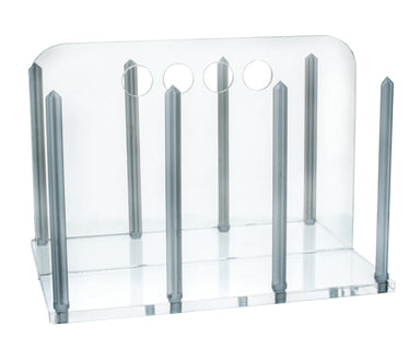 Petri Dish Rack for 60mm, Clear Acrylic - eiscoindustrial