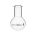 Flask Boiling 100ml, round bottom, wide neck, borosilicate glass - eiscoindustrial