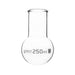 Flask Boiling 250ml, round bottom, wide neck, borosilicate glass - eiscoindustrial