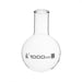 Flask Boiling 1000ml, round bottom, wide neck, borosilicate glass - eiscoindustrial