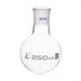 Flask Boiling with joint 250ml, socket size 29/32, round bottom, interchangeable joint, single neck, borosilicate glass - eiscoindustrial