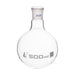 Flask Boiling with joint 500ml, socket size 24/29, round bottom, interchangeable joint, single neck, borosilicate glass - eiscoindustrial