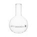 Flask Boiling Flat Bottom wide neck with rim 2000ml - eiscoindustrial