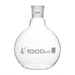 Flask Boiling with joint, flat bottom, short neck, interchangeable joint 1000ml, socket size 34/35, borosilicate glass - eiscoindustrial