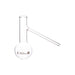 Flask Distilling with side arm 50ml., round bottom with side arm, borosilicate glass - eiscoindustrial