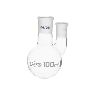 Flask Distilling Round Botton with joint 100ml 24/29, 14/23 - eiscoindustrial