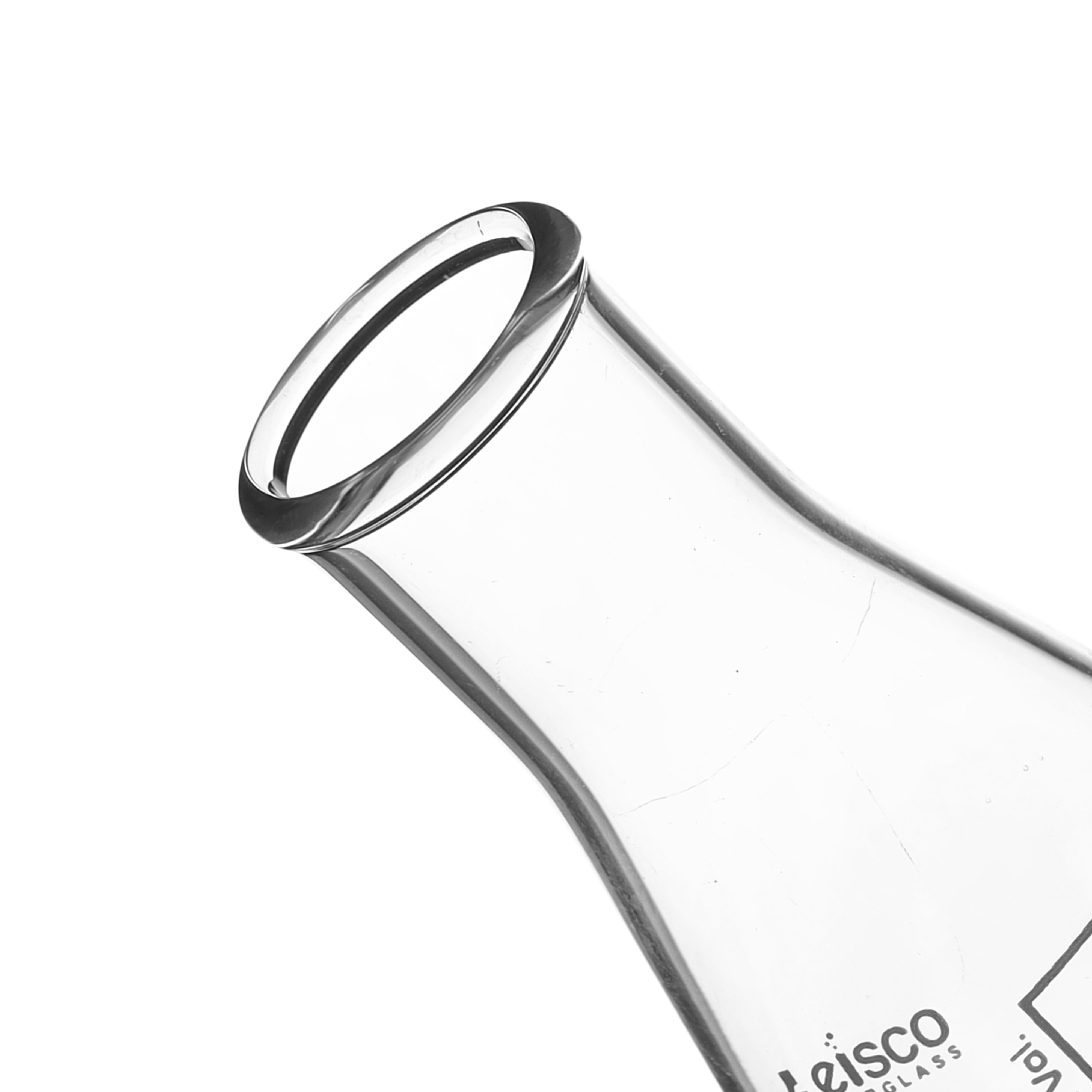 Flask Conical 25ml, narrow neck, borosilicate glass ISI