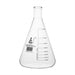 Flask Conical 5000ml, narrow neck, borosilicate glass - eiscoindustrial