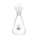 Flask Iodine, cap. 250ml, with interchangeable stopper, Socket size 29/32, borosilicate glass - eiscoindustrial