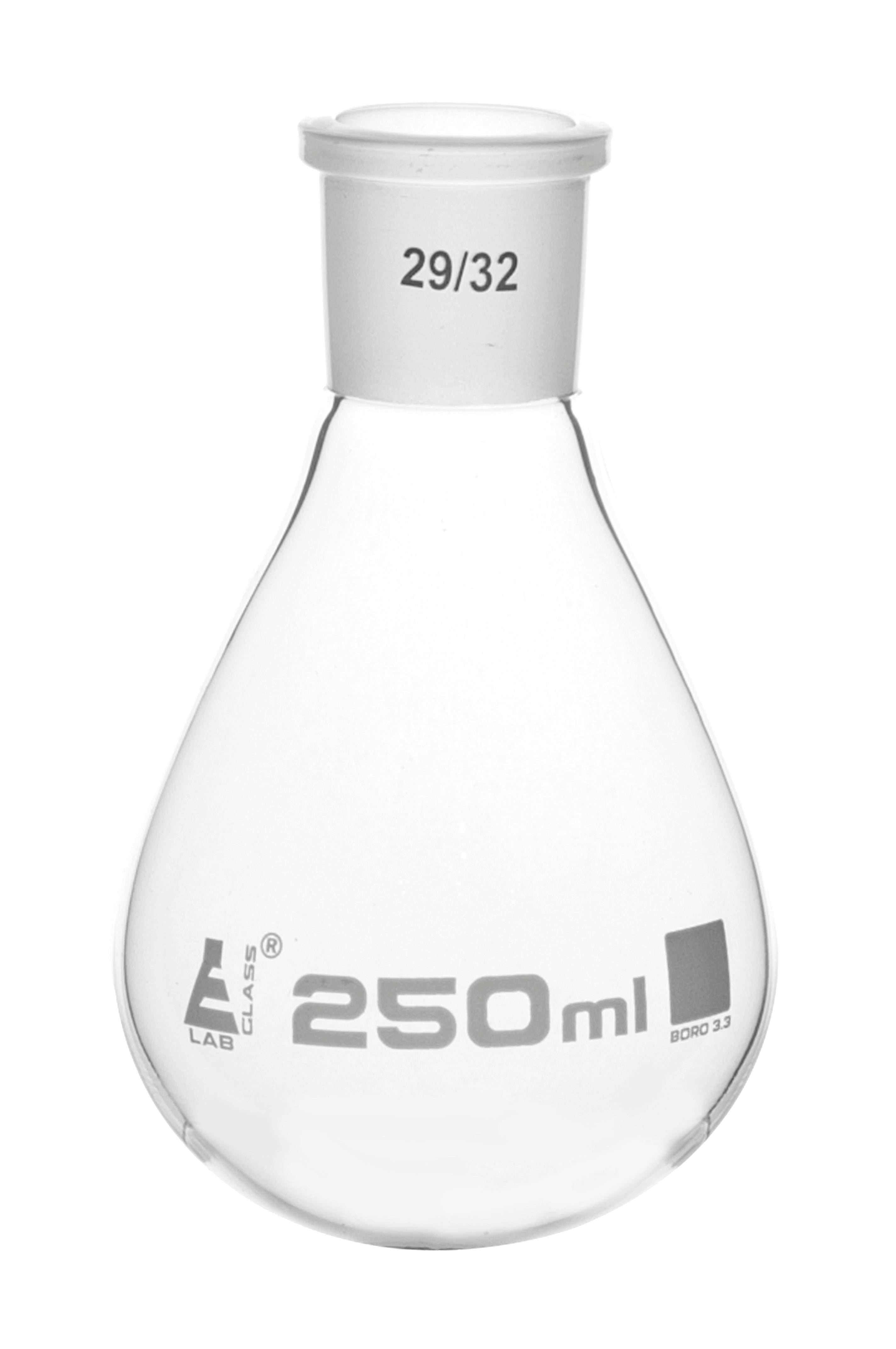 Flask Evaporating, cap. 250ml., socket size 29/32 - eiscoindustrial