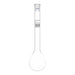 Kjeldahl Flask, 100ml - Borosilicate Glass - Glass Stopper, 24/29 Socket Size - Long Neck, Round Bottom - Eisco Labs - eiscoindustrial