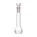 Flasks Volumetric with Hollow Stopper Class - B, cap. 10ml, Hex. Hollow Stopper, borosilicate glass, Blue Printing - eiscoindustrial