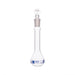 Flask Volumetric With Solid Glass Stopper  ASTM-E288 STD Class B,10 ml, Stopper no 9, Blue Printing - eiscoindustrial