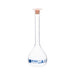 Flask Volumetric With Polypropylene Stopper  ASTM-E288 STD Class A,200 ml, Stopper no 16, Blue Printing - eiscoindustrial