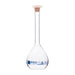 Flask Volumetric With Polypropylene Stopper  ASTM-E288 STD Class A,250 ml, Stopper no 16, Blue Printing - eiscoindustrial